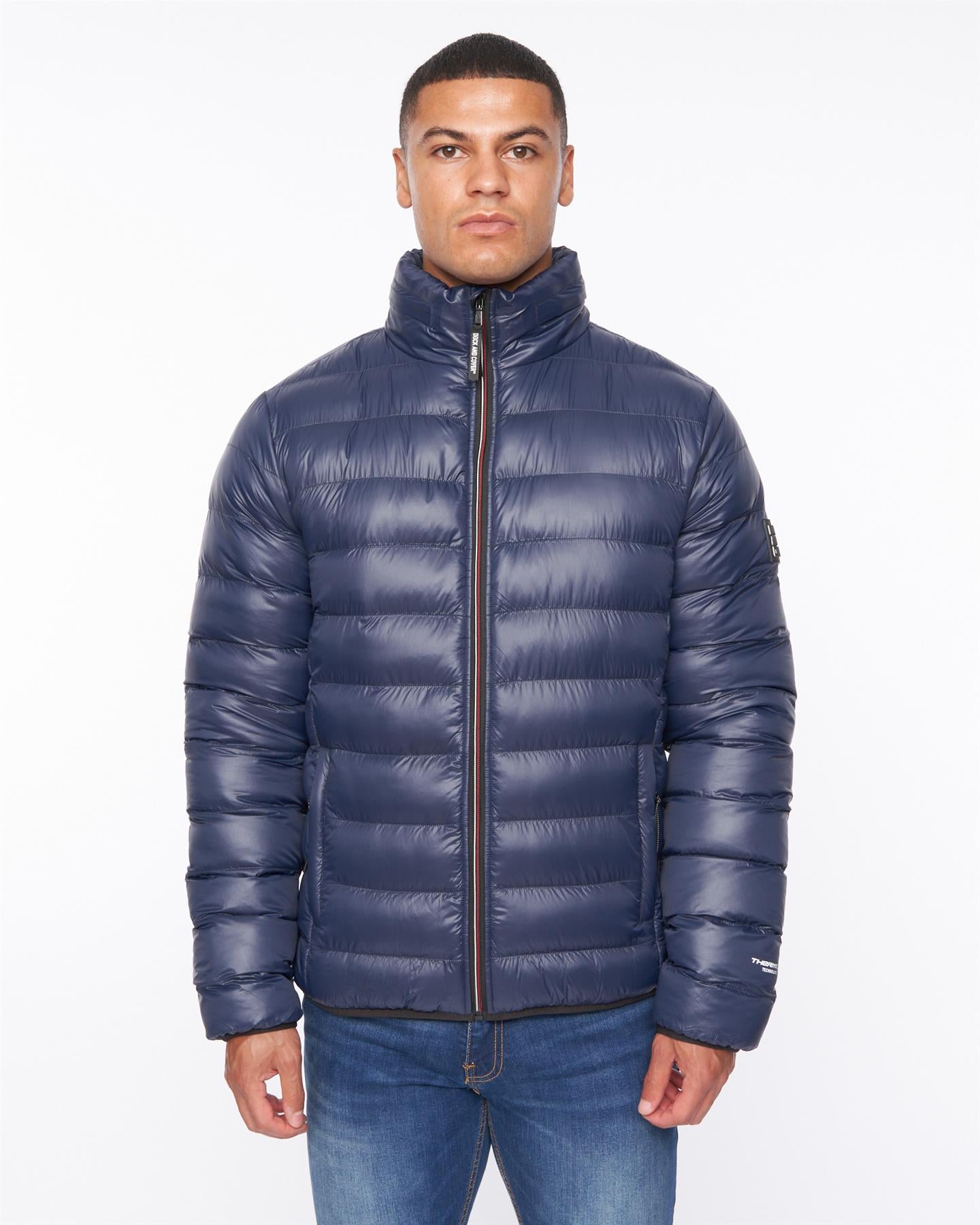 Mens Shemmy Two Quilted Jacket Navy