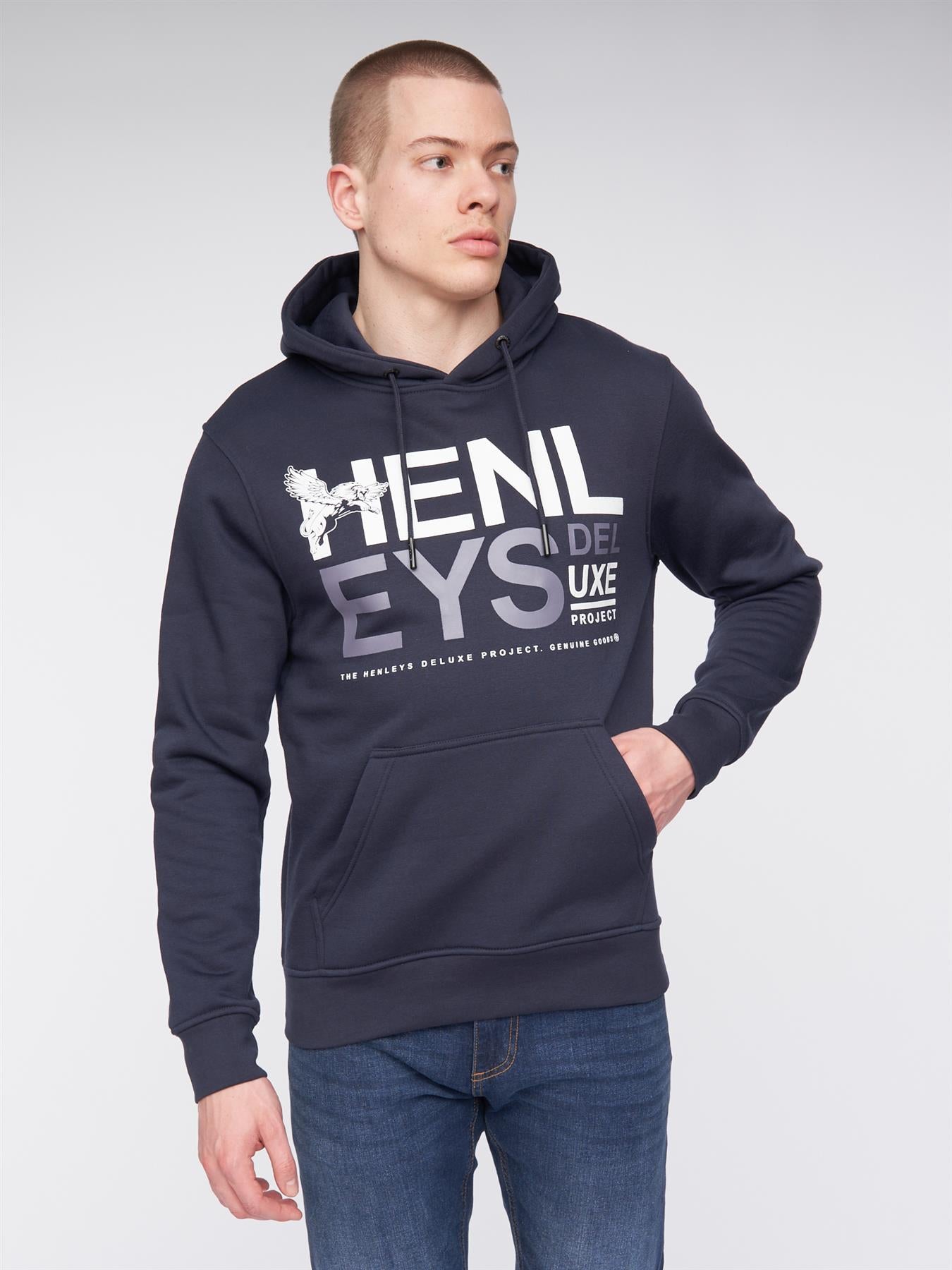 Mens Classhen Hoodie Navy