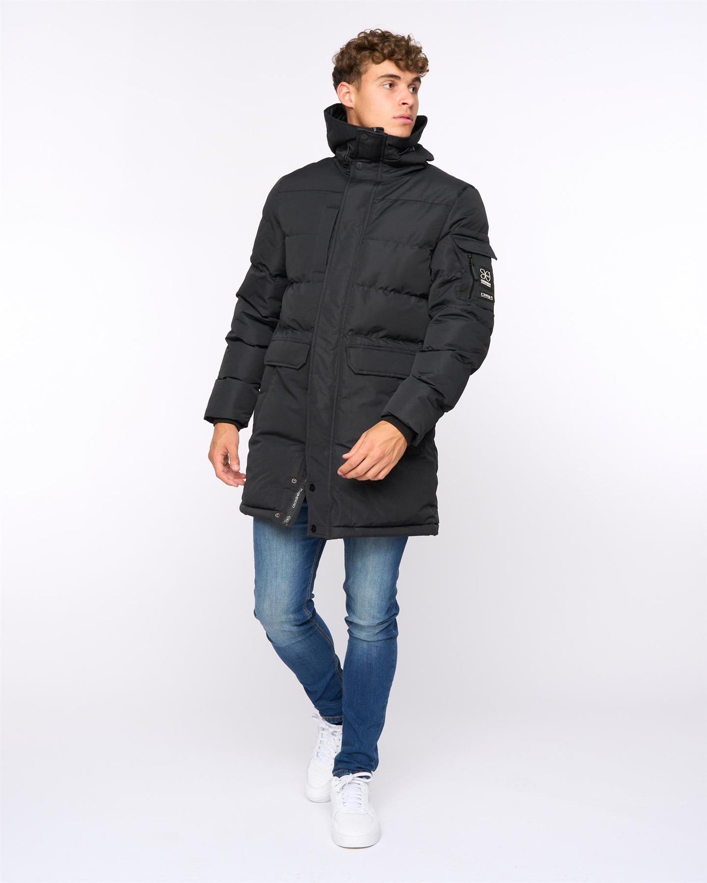 Mens Milwaka Long Jacket Black