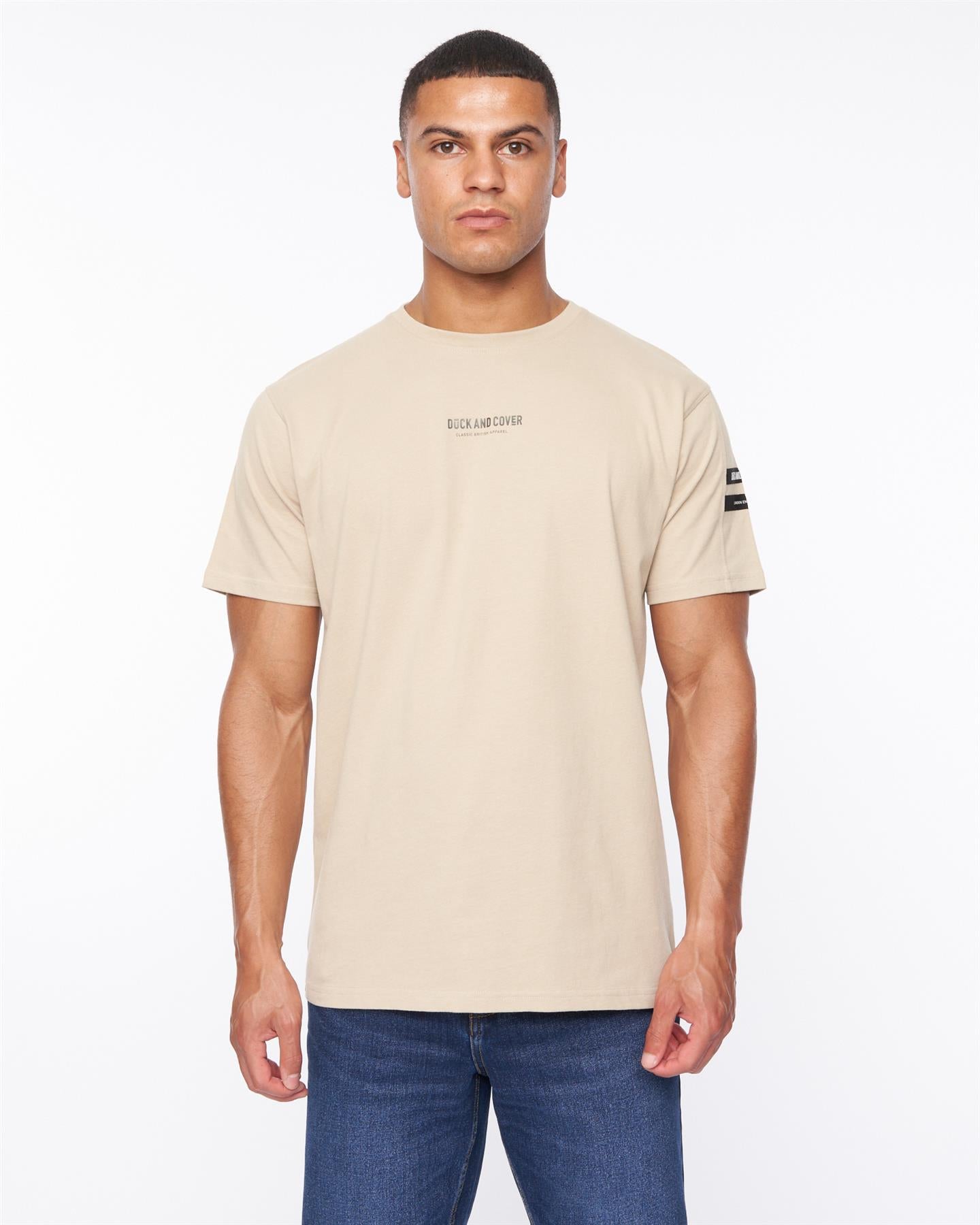 Mens Brammers T-Shirt Greige