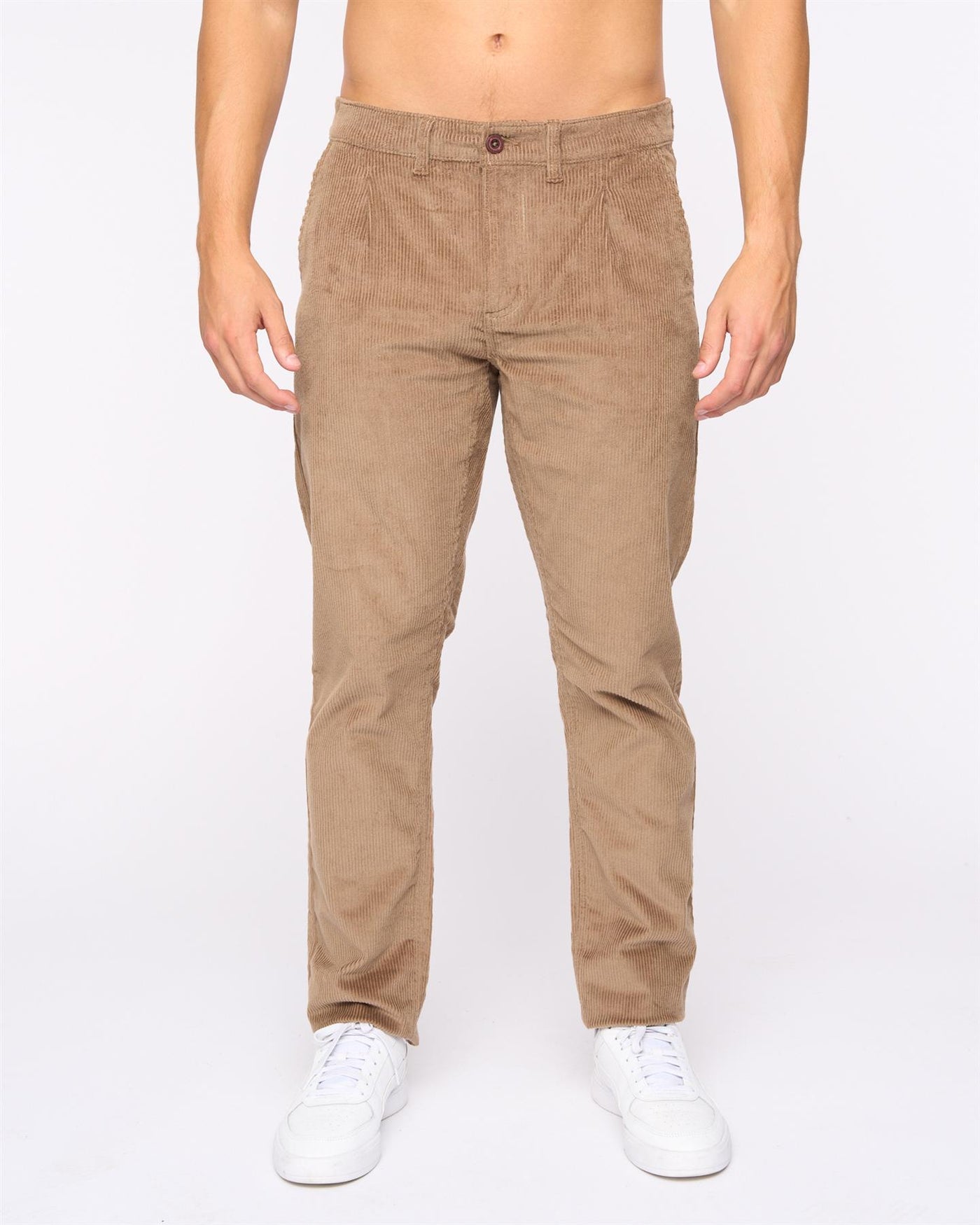 Mens Cordout Loose Pants  Biscuit