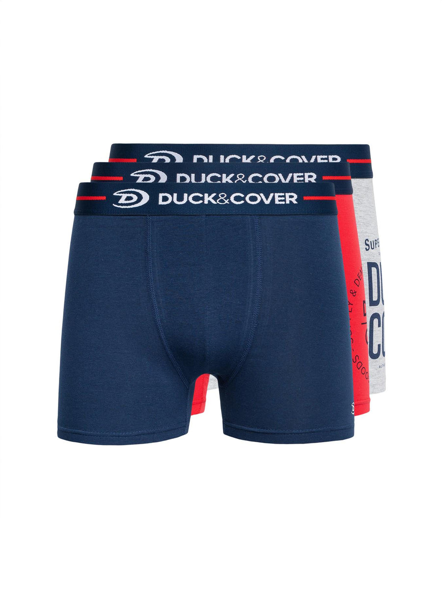 Edelman Boxers 3pk Navy/Red