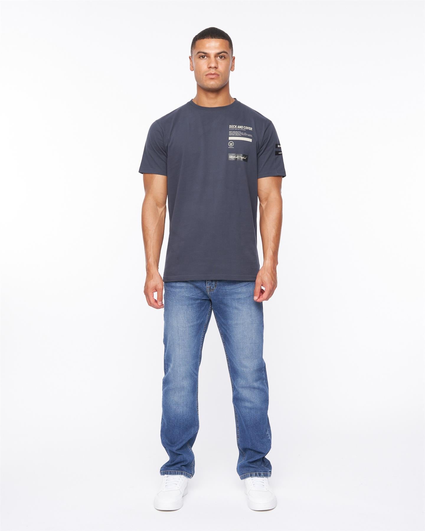 Mens Jennerkins T-Shirt Navy