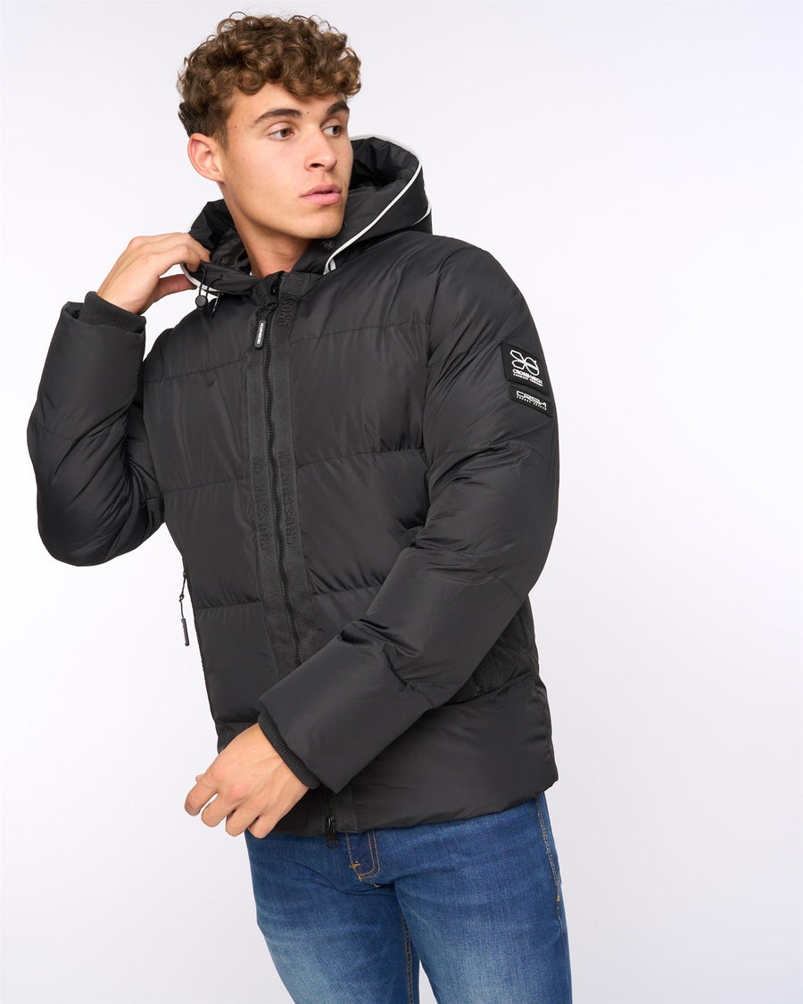 Mens Sandbox Hooded Jacket Black