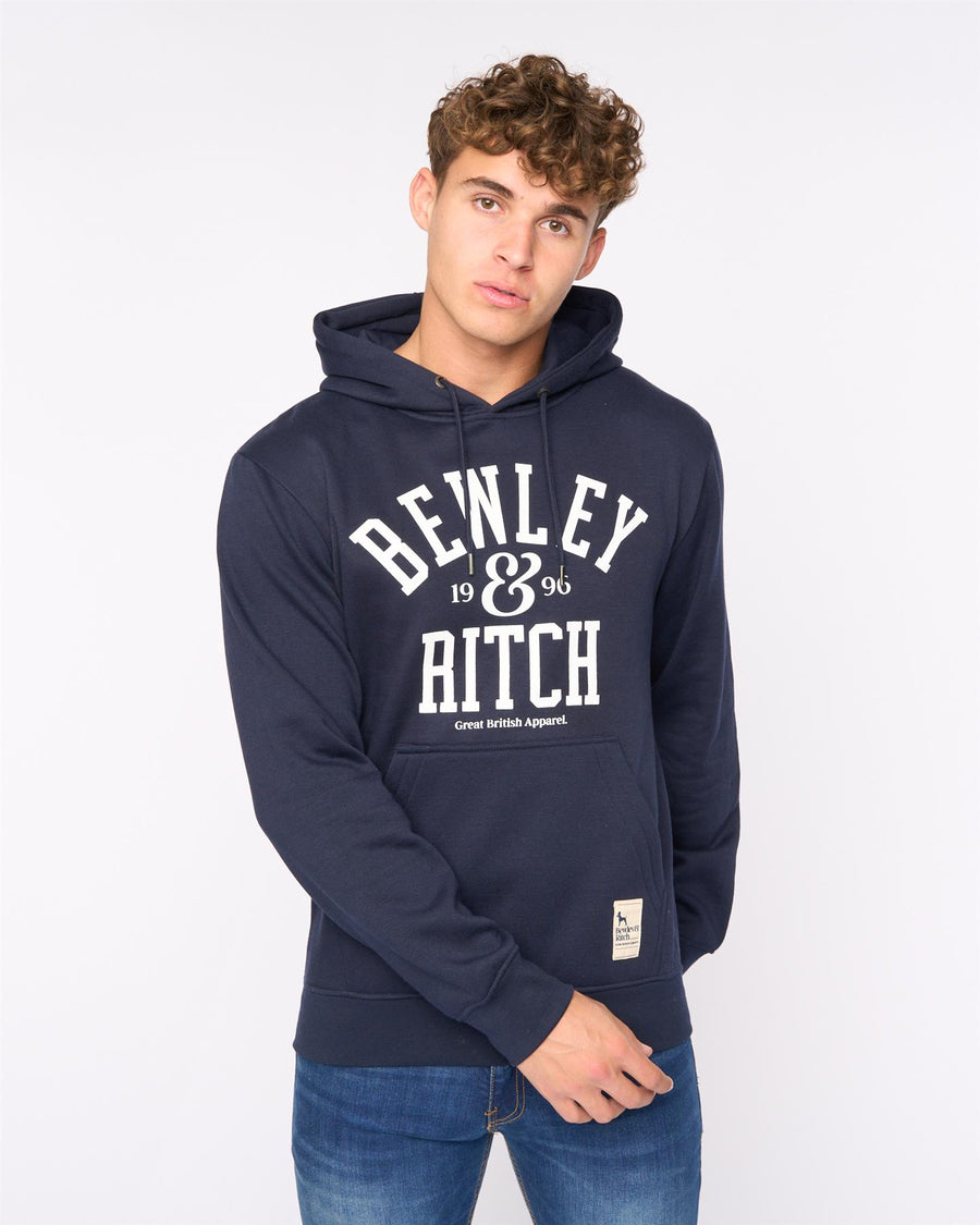 Mens Nuford Hoodie Navy