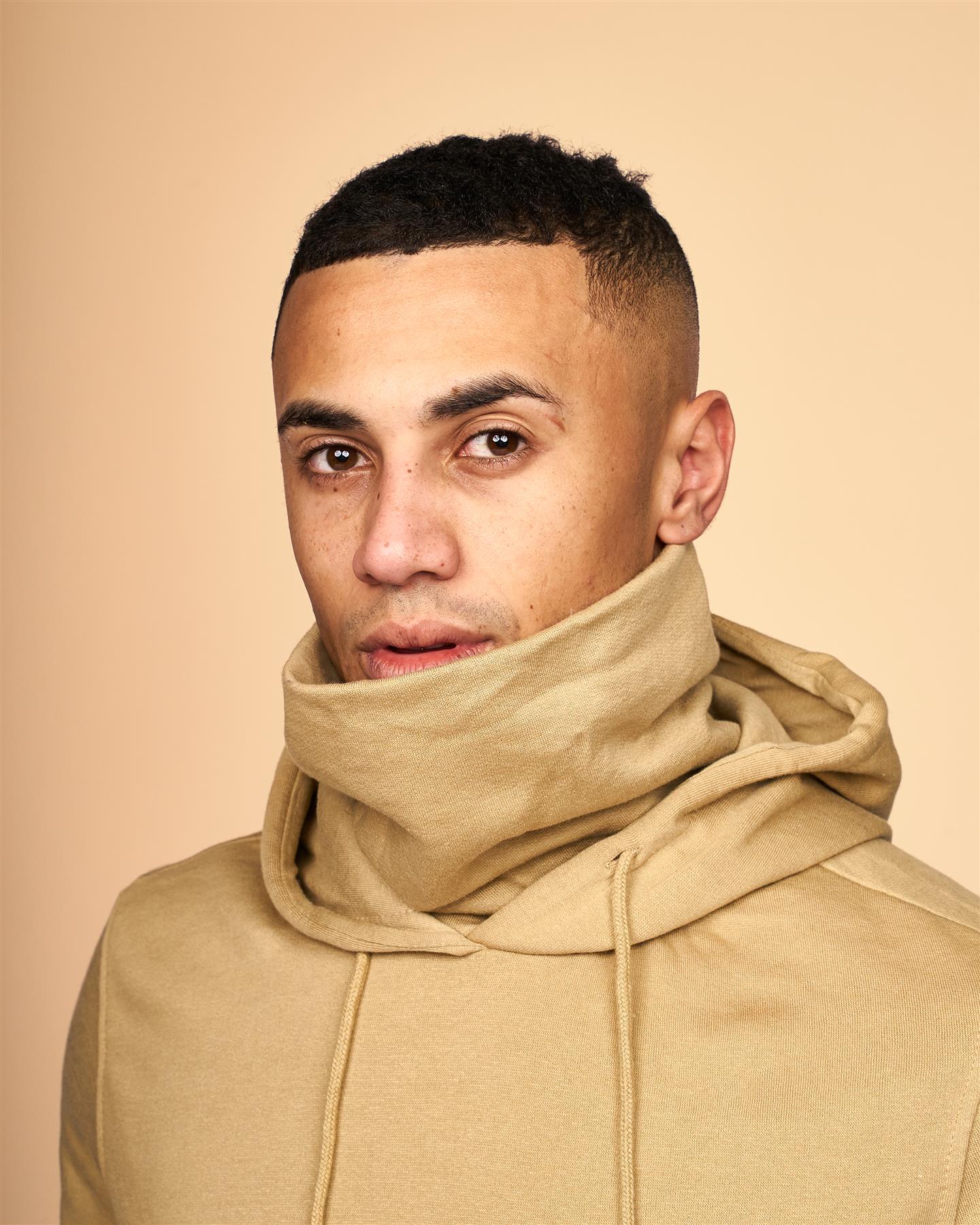 Mens Venmark Snood Sweat Sand