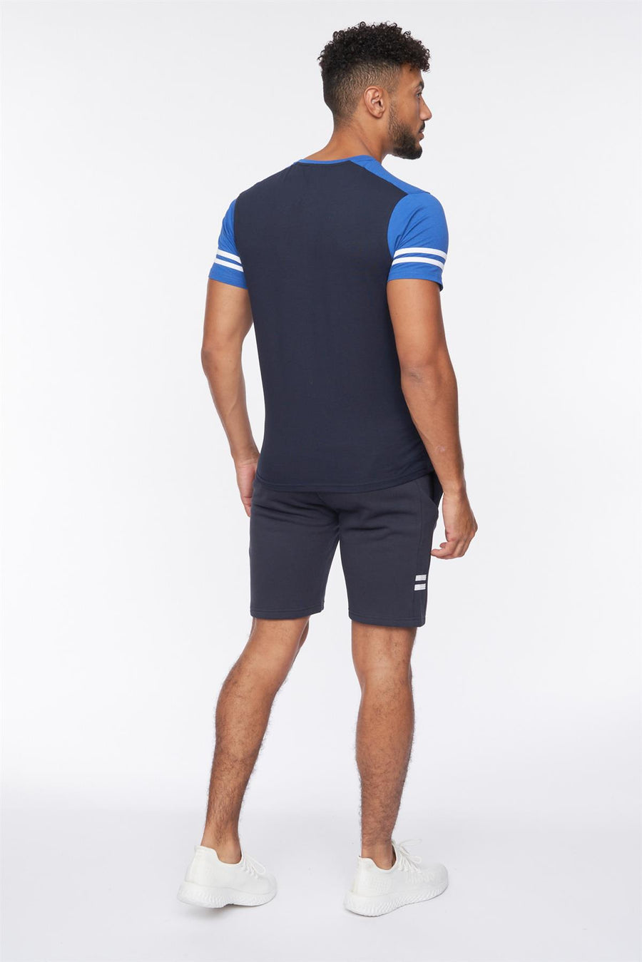 Techland T-Shirt/Shorts Set Navy/Blue