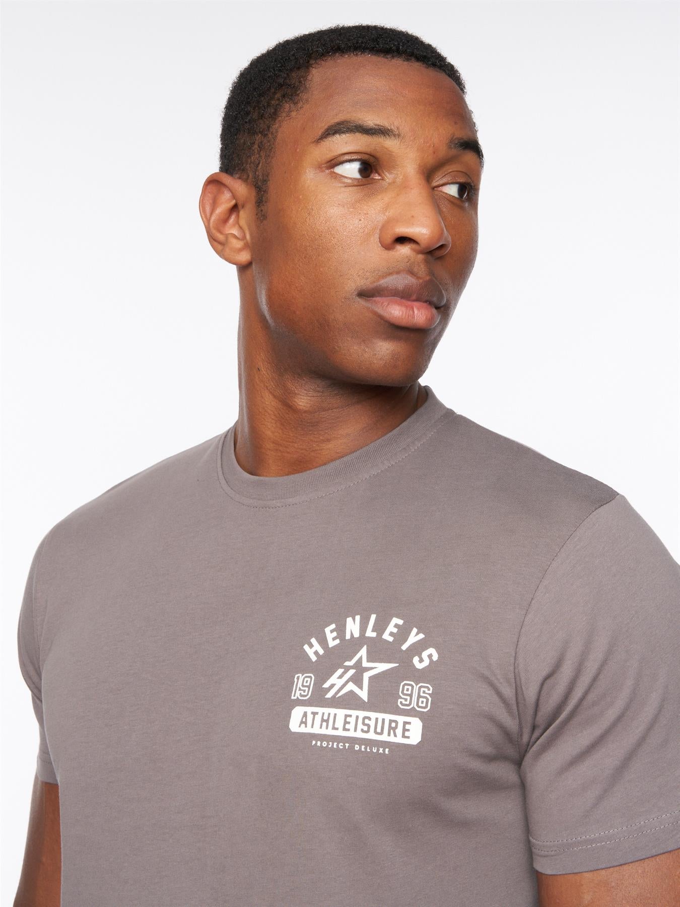 Mens Upton T-Shirt Dark Grey