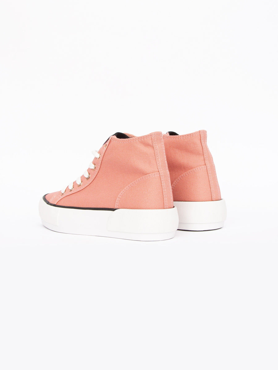 Ladies Millie Hi-Tops Pink/White