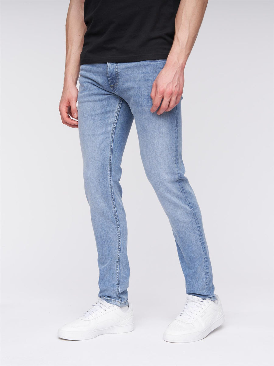 Mens Mayhen Slim Fit Jeans Light Wash