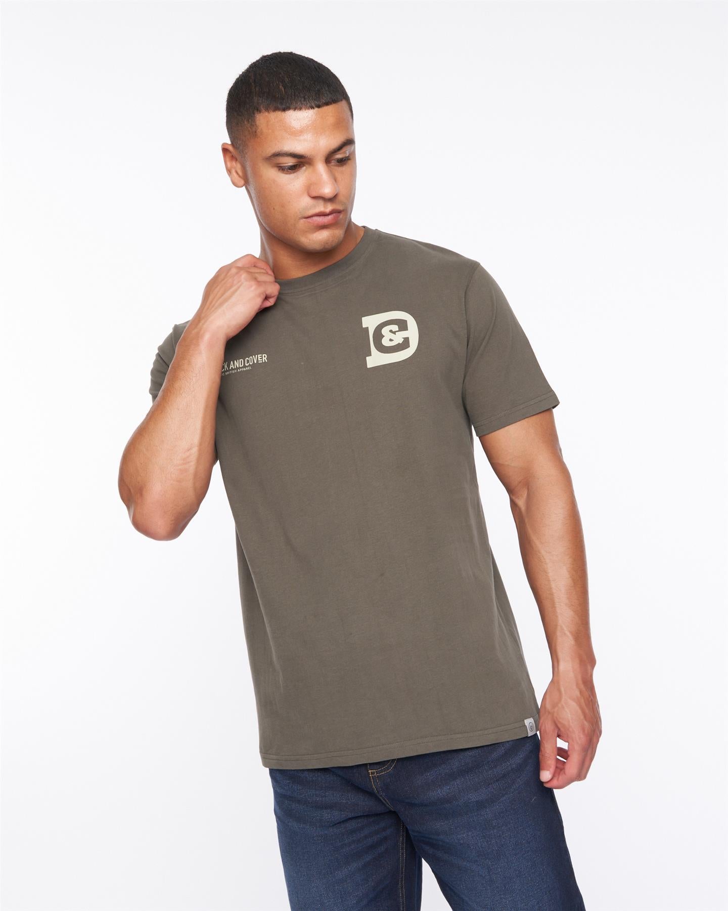 Mens Gemtas T-Shirt Dark Olive