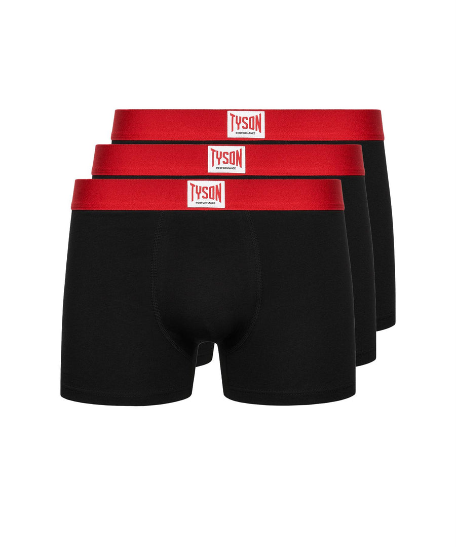 Mens Tyson Boxers 3pk Black