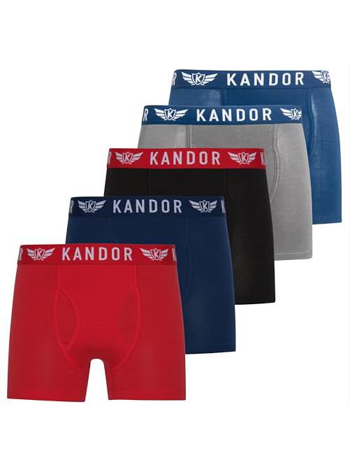 Men's Bambers Boxers 5pk Blue/Red