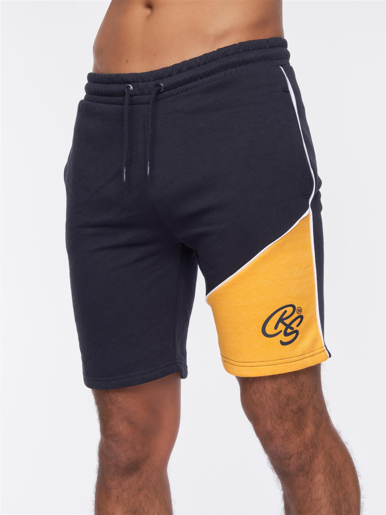 Ventamoore Polo/Shorts Set Navy/Yellow