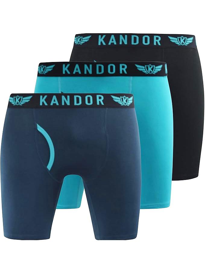 Men's Trunken Boxers 3pk Turquoise