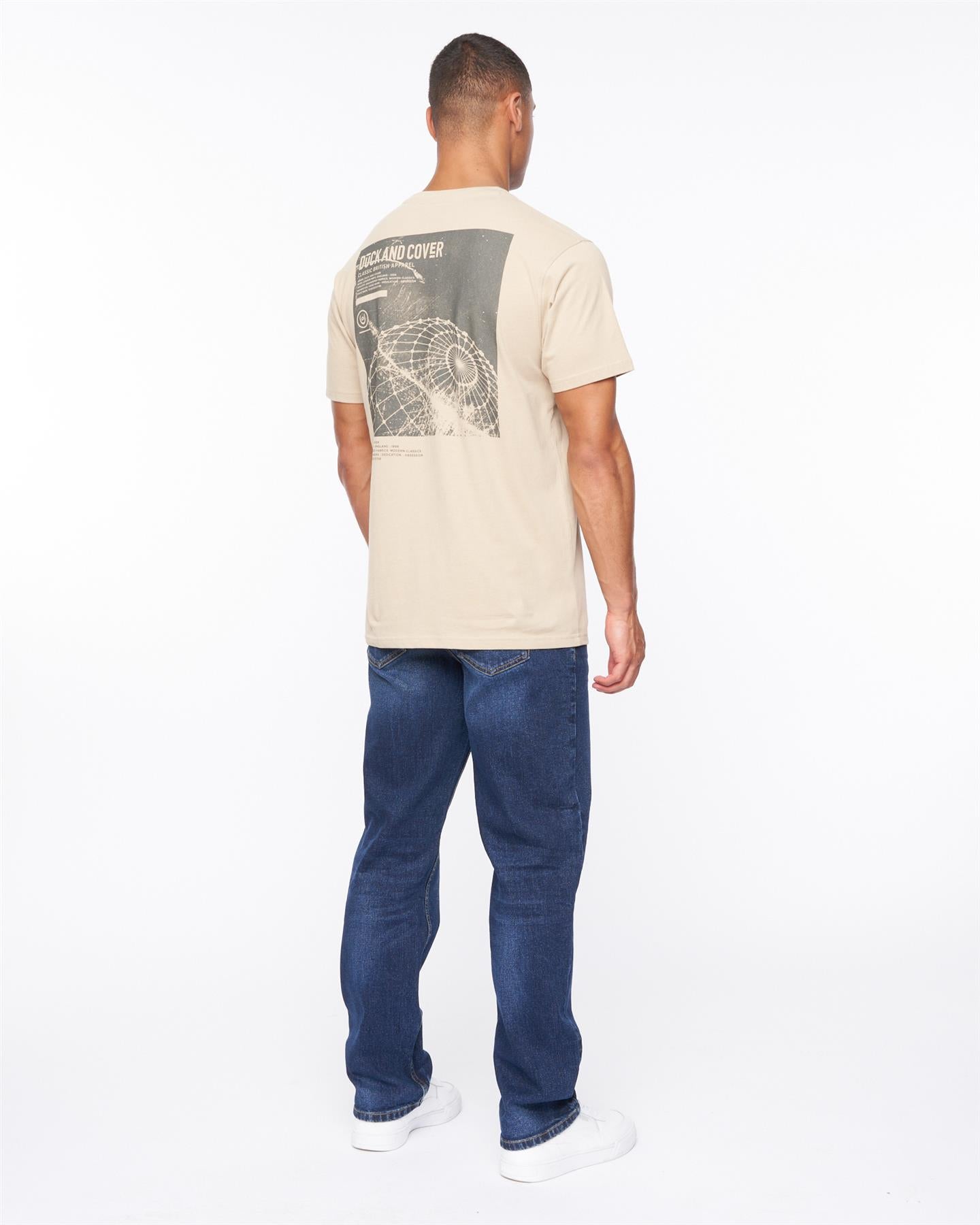 Mens Brammers T-Shirt Greige