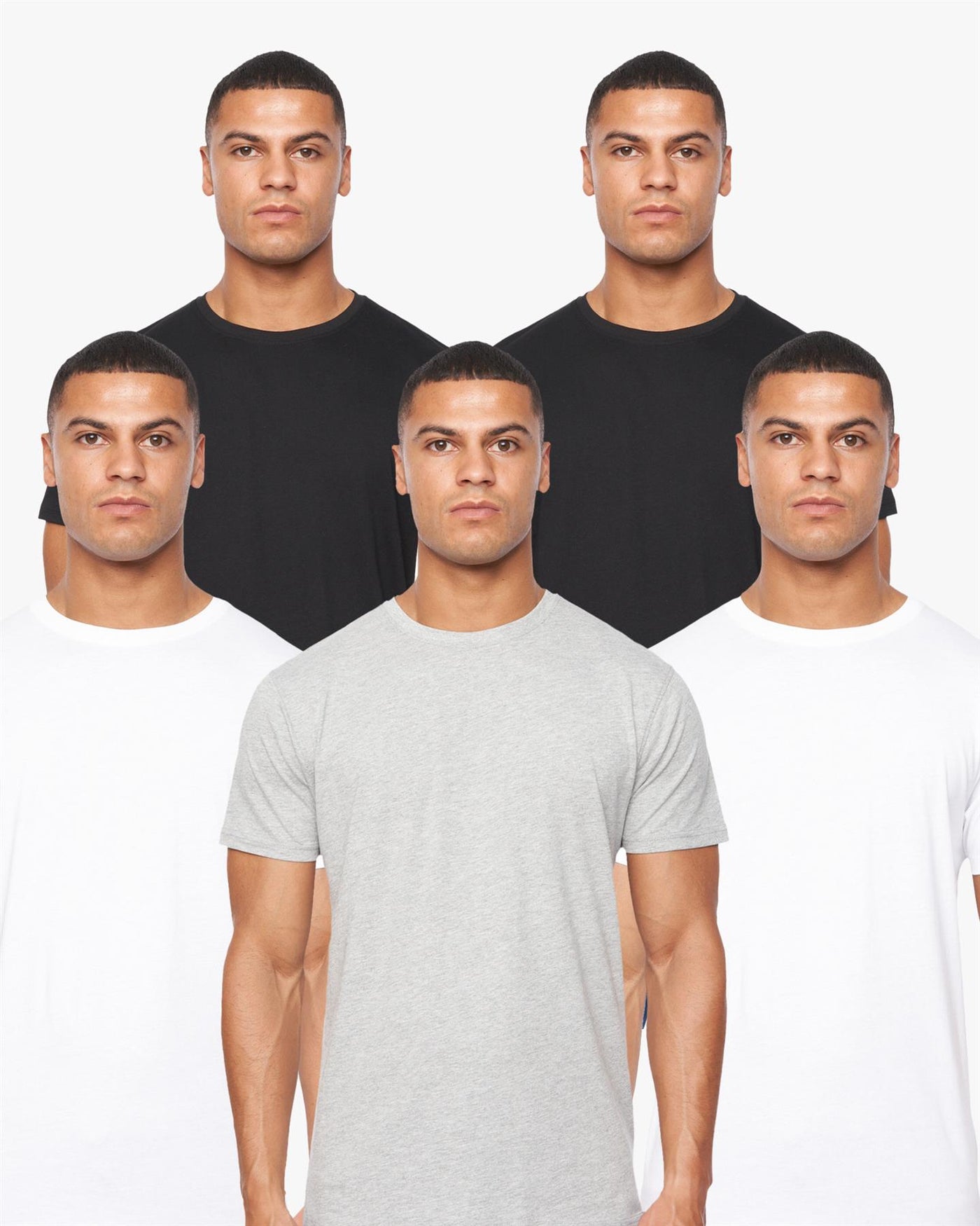 Mens Caplaz T-Shirt 5pk Assorted