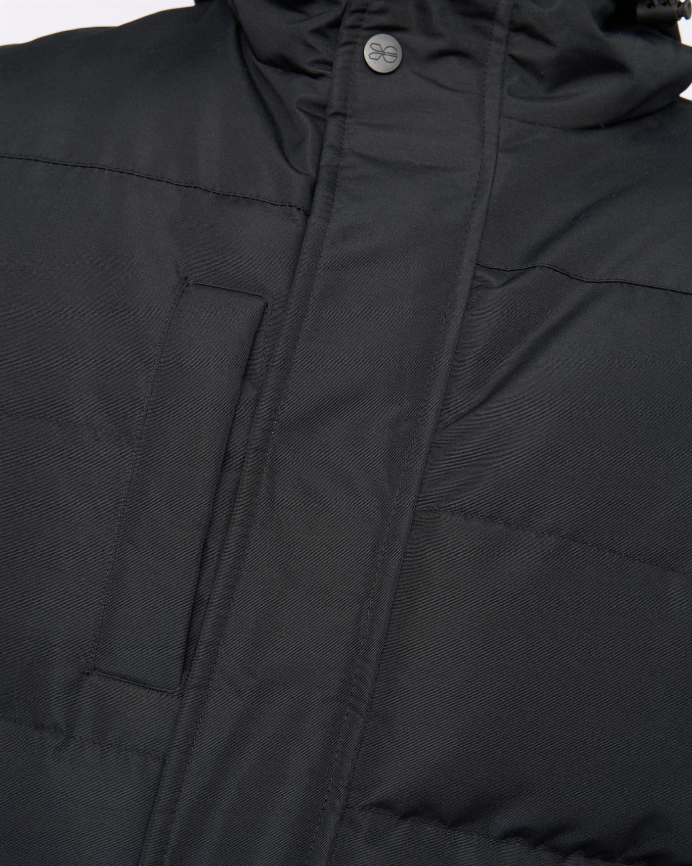 Mens Milwaka Long Jacket Black