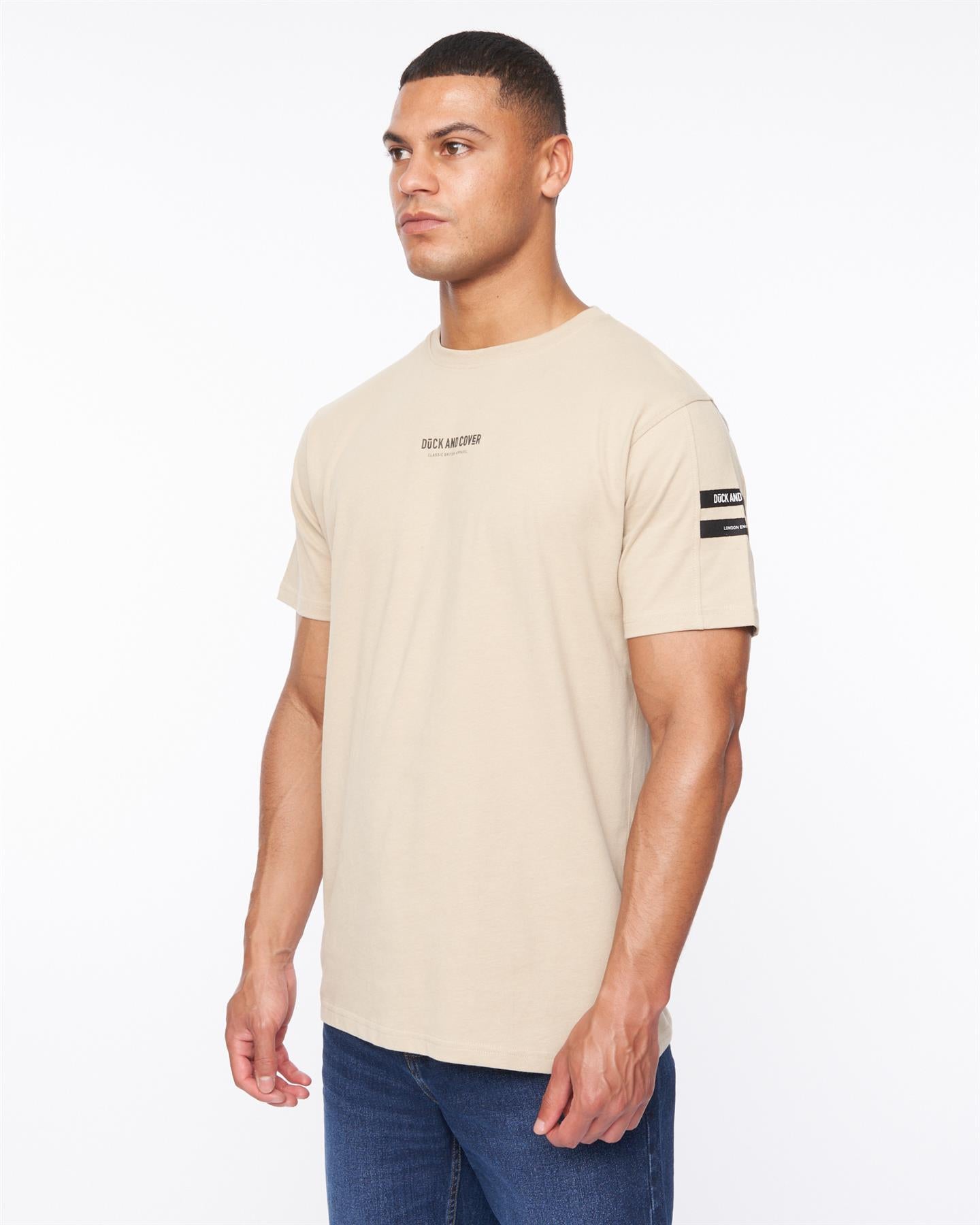 Mens Brammers T-Shirt Greige