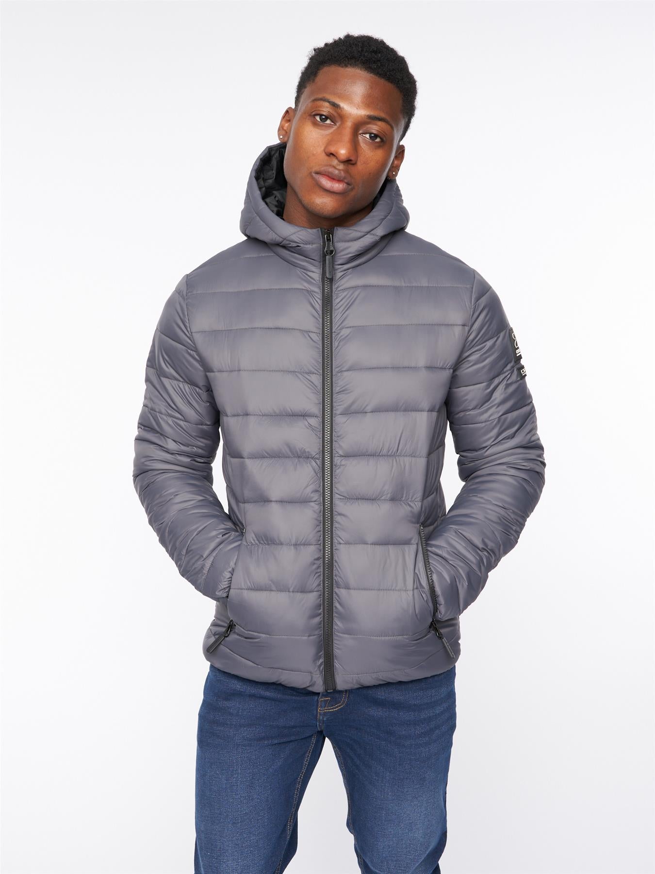 Mens Gattering Jacket Charcoal