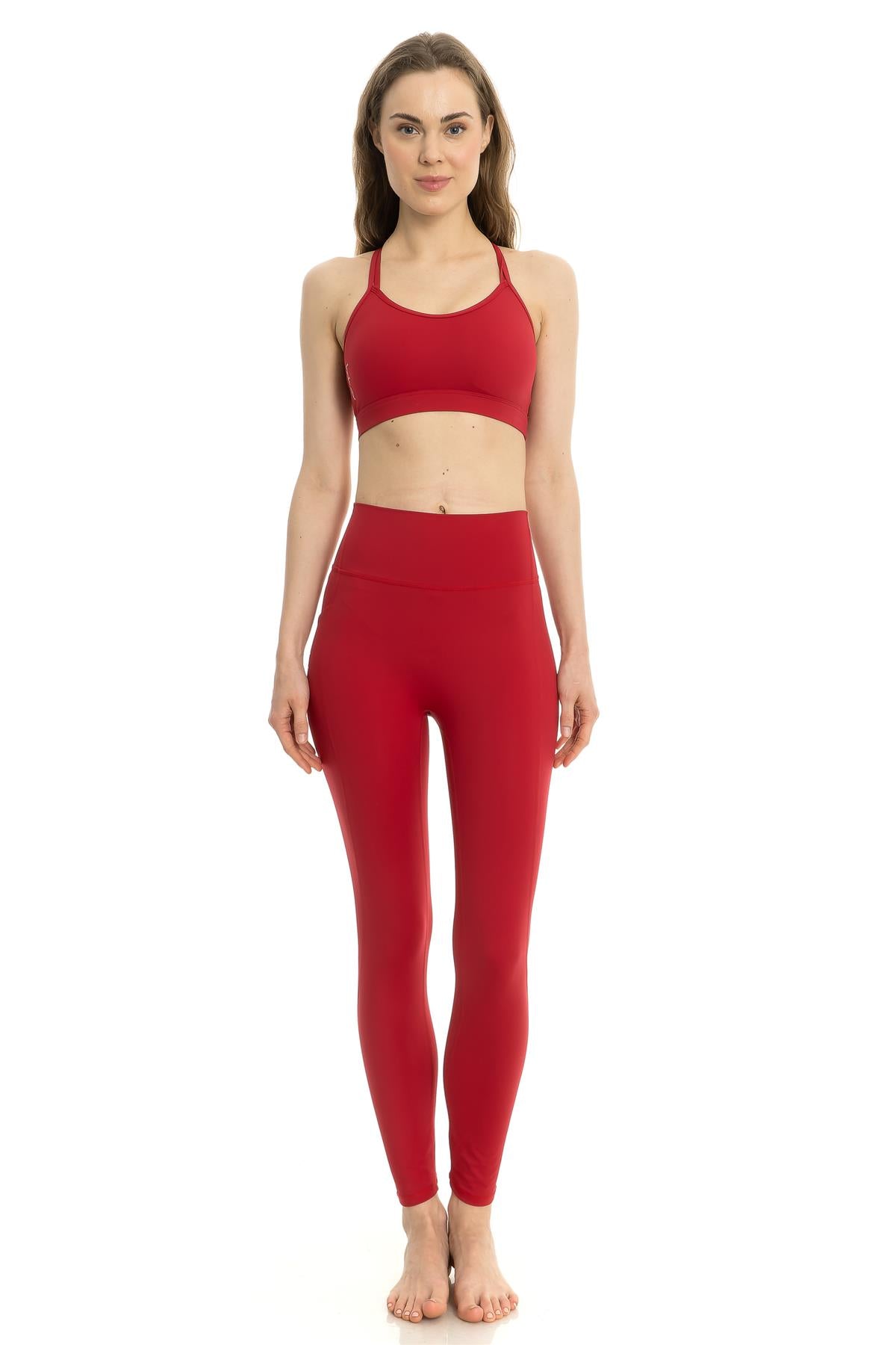 Amaya Sports Bra Red