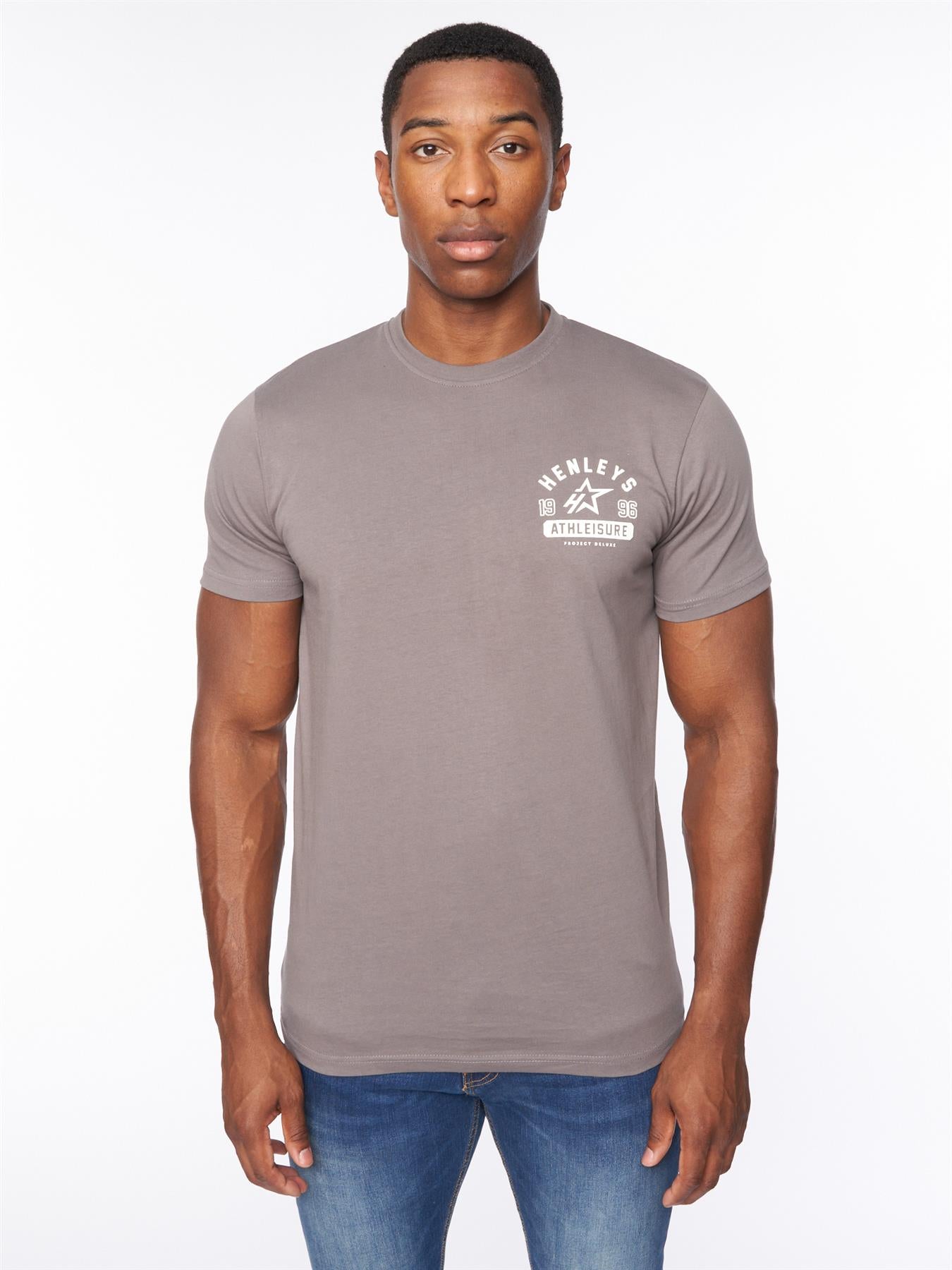 Mens Upton T-Shirt Dark Grey