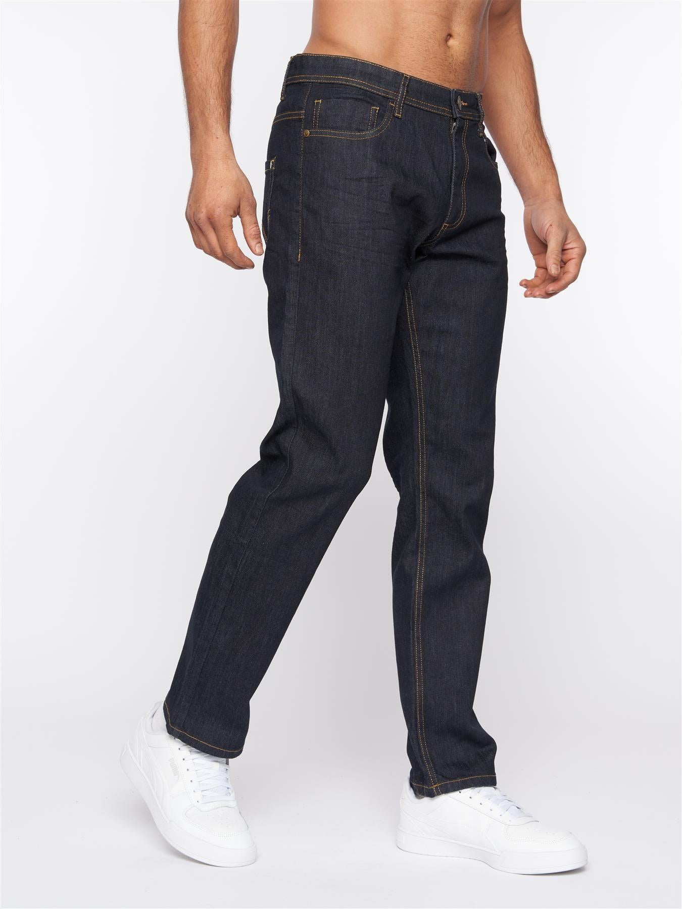 Mens Hydras Straight Leg Jeans Raw Wash