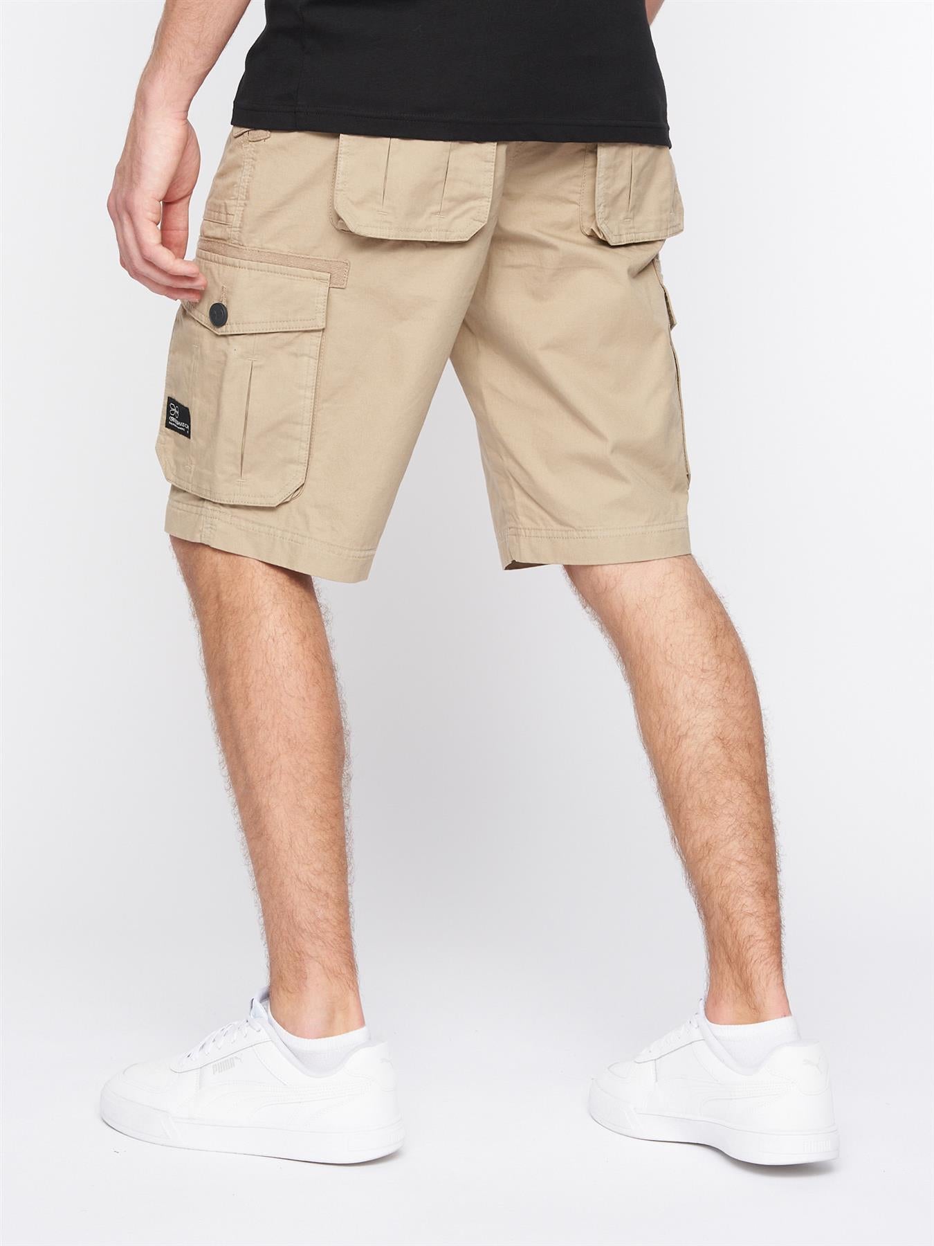 Kyron Cargo Shorts Stone