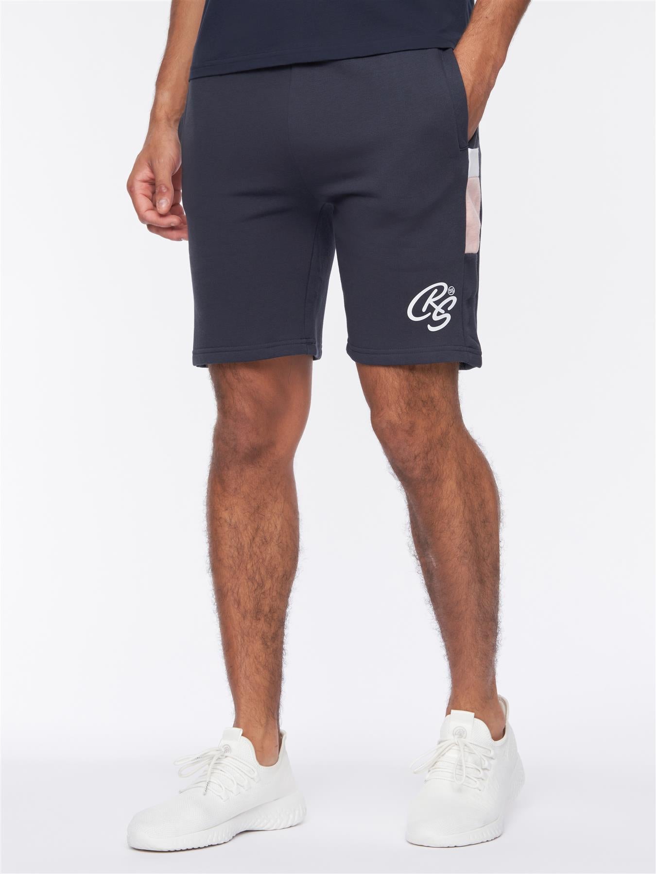 Cremland T-Shirt/Shorts Set Navy/Pink