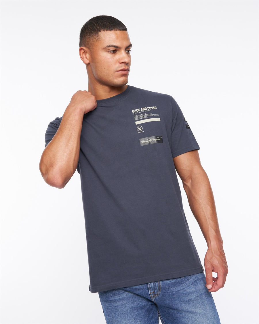 Mens Jennerkins T-Shirt Navy