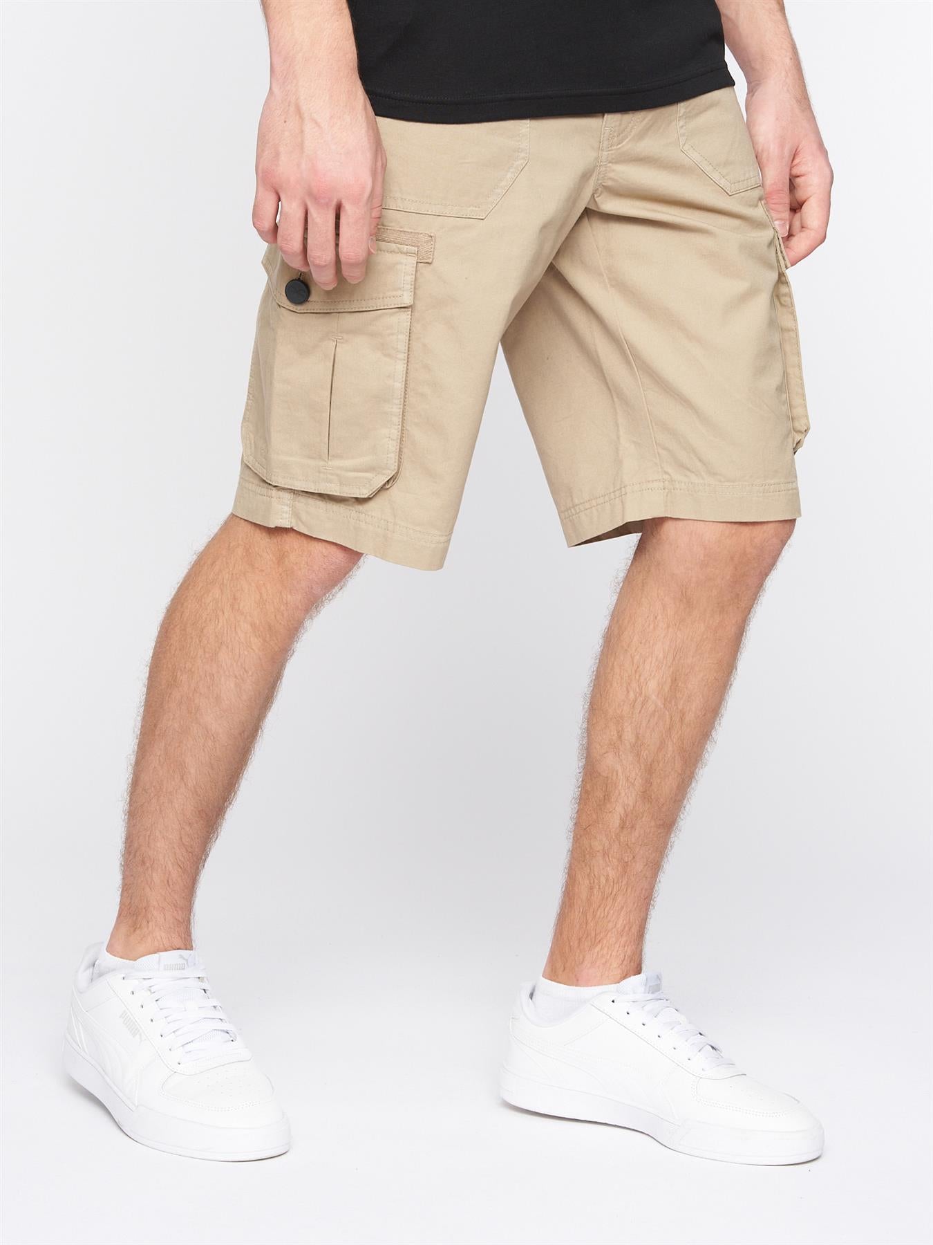 Kyron Cargo Shorts Stone