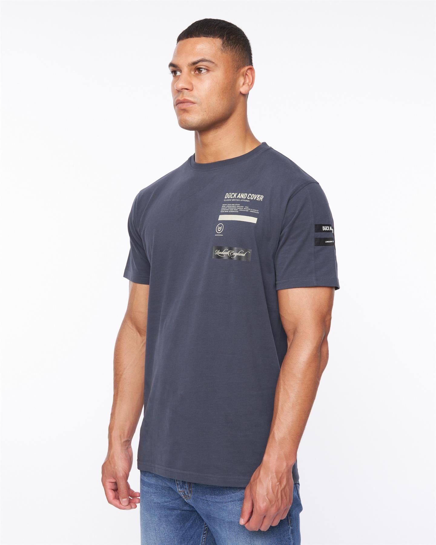 Mens Jennerkins T-Shirt Navy