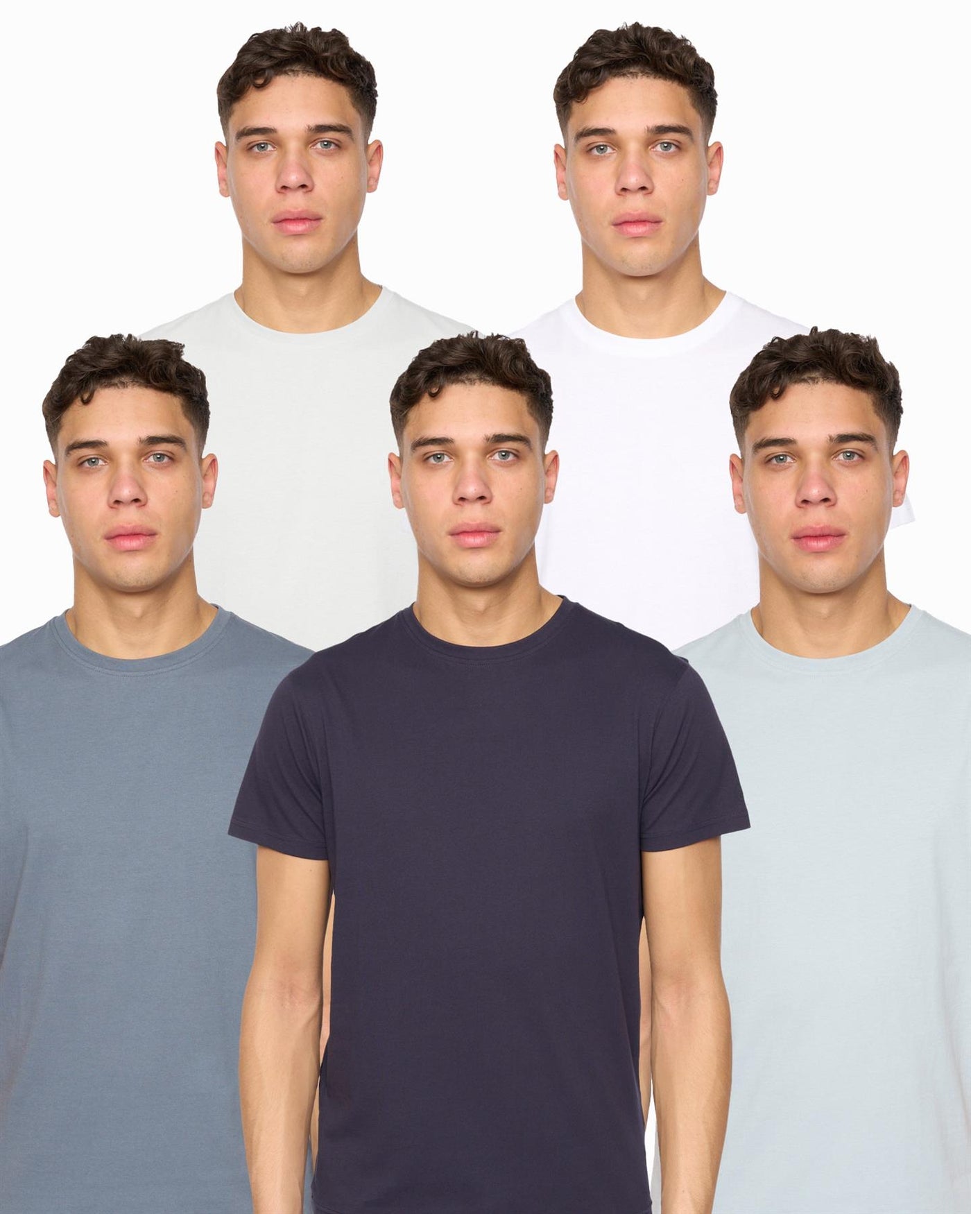 Mens Demtare T-Shirt 5pk Assorted