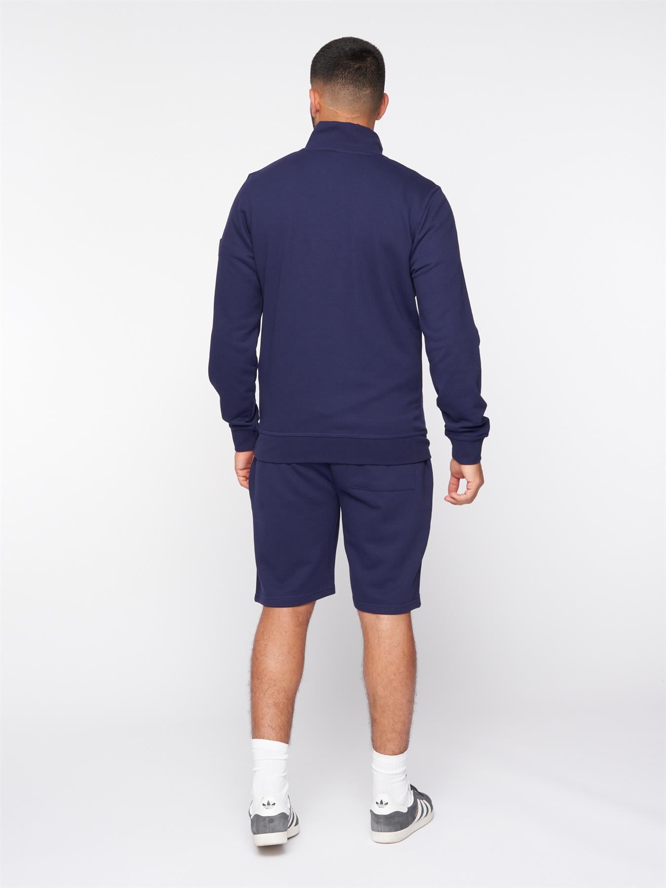 Dexon Quarter Zip Hoodie Navy