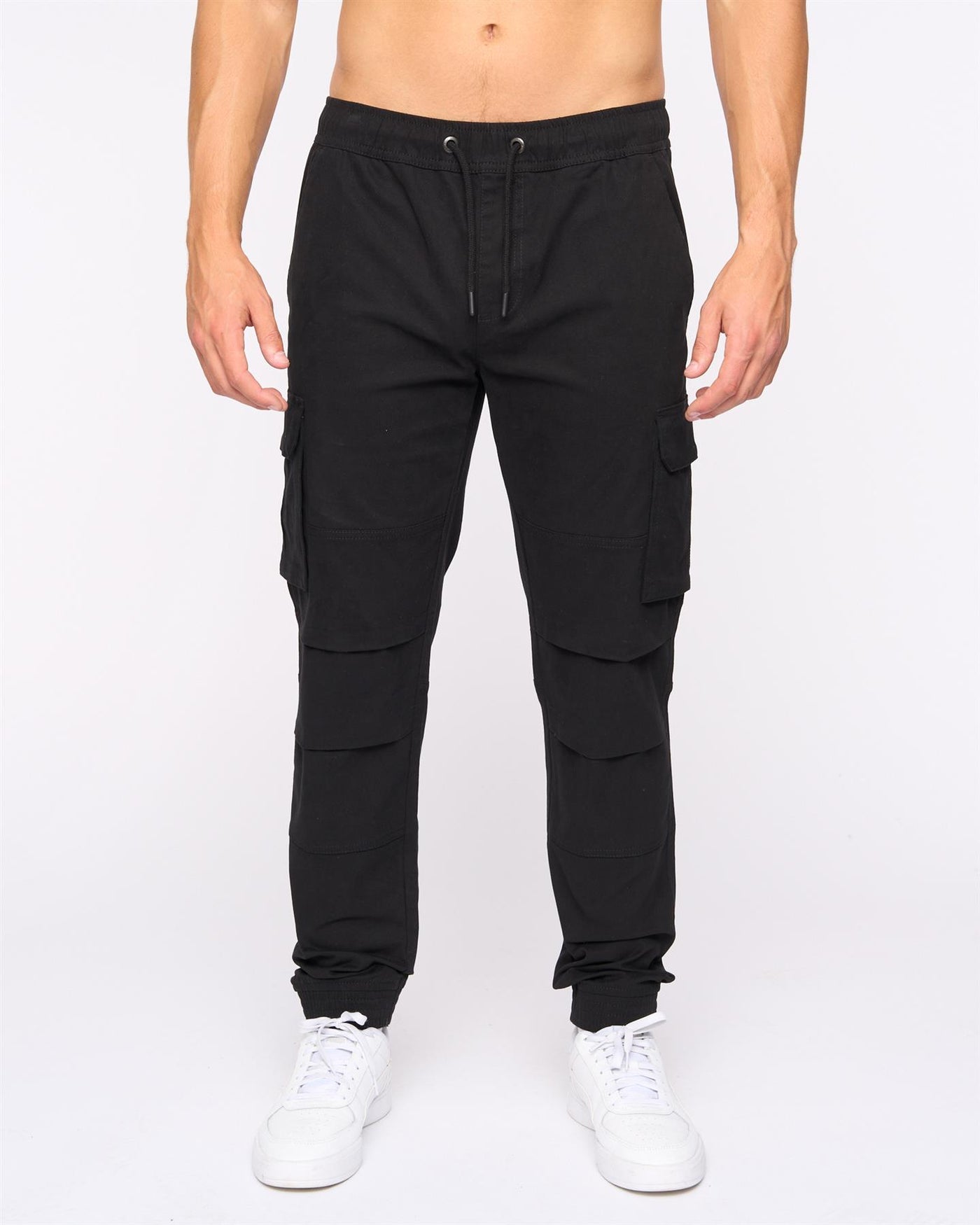 Mens Pendles Cargo Pants Black