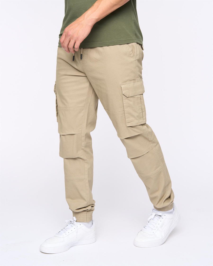 Mens Pendles Cargo Pants Stone