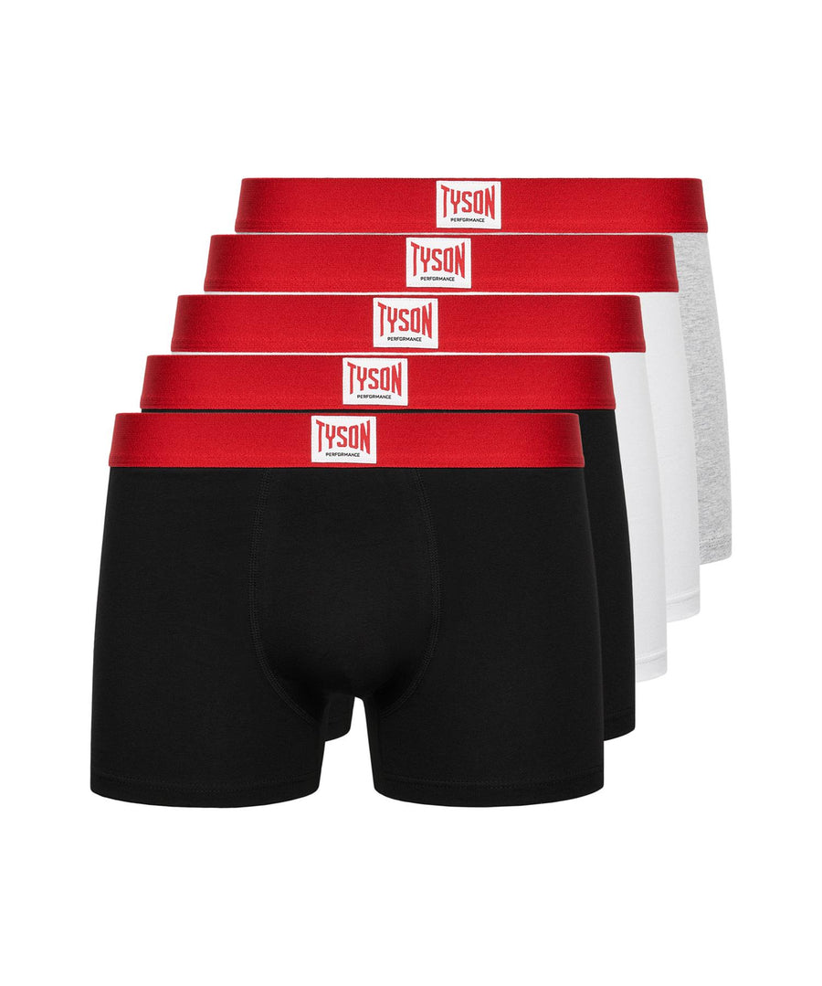 Mens Tyson Boxers 5pk Assorted