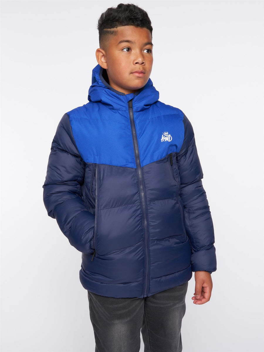 Leyton Short Puffer Jacket Dark Navy