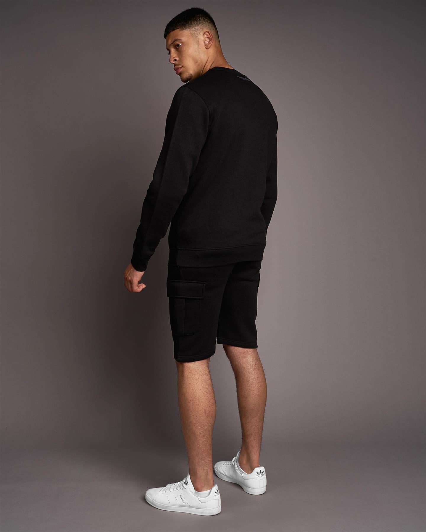 Mens Cranwood Crew Sweat Black