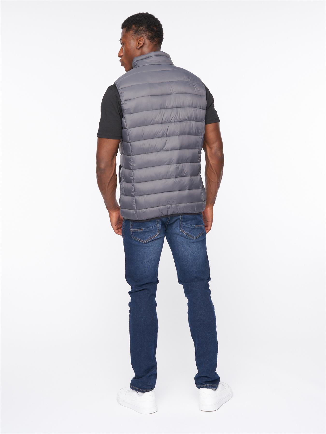 Mens Gattering Gilet Charcoal