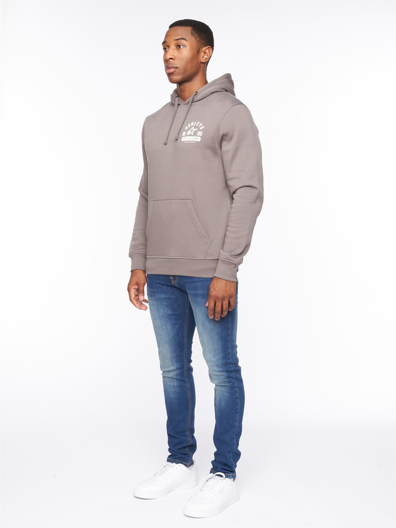 Mens Upton Hoodie Dark Grey