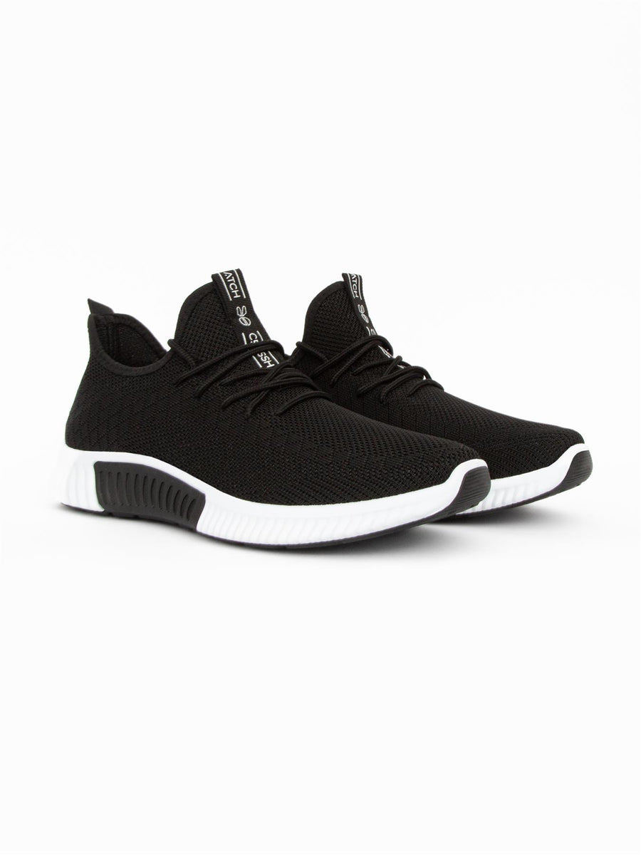 Crosshatch Mens Rideout Trainers Black