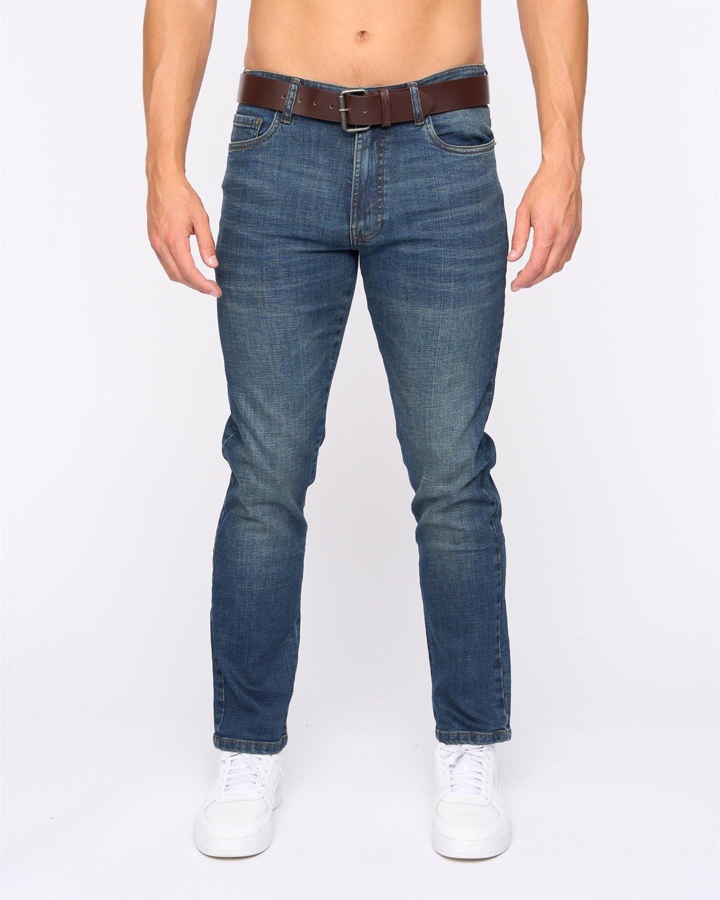 Mens Newbury Straight Fit Jeans Dark Wash