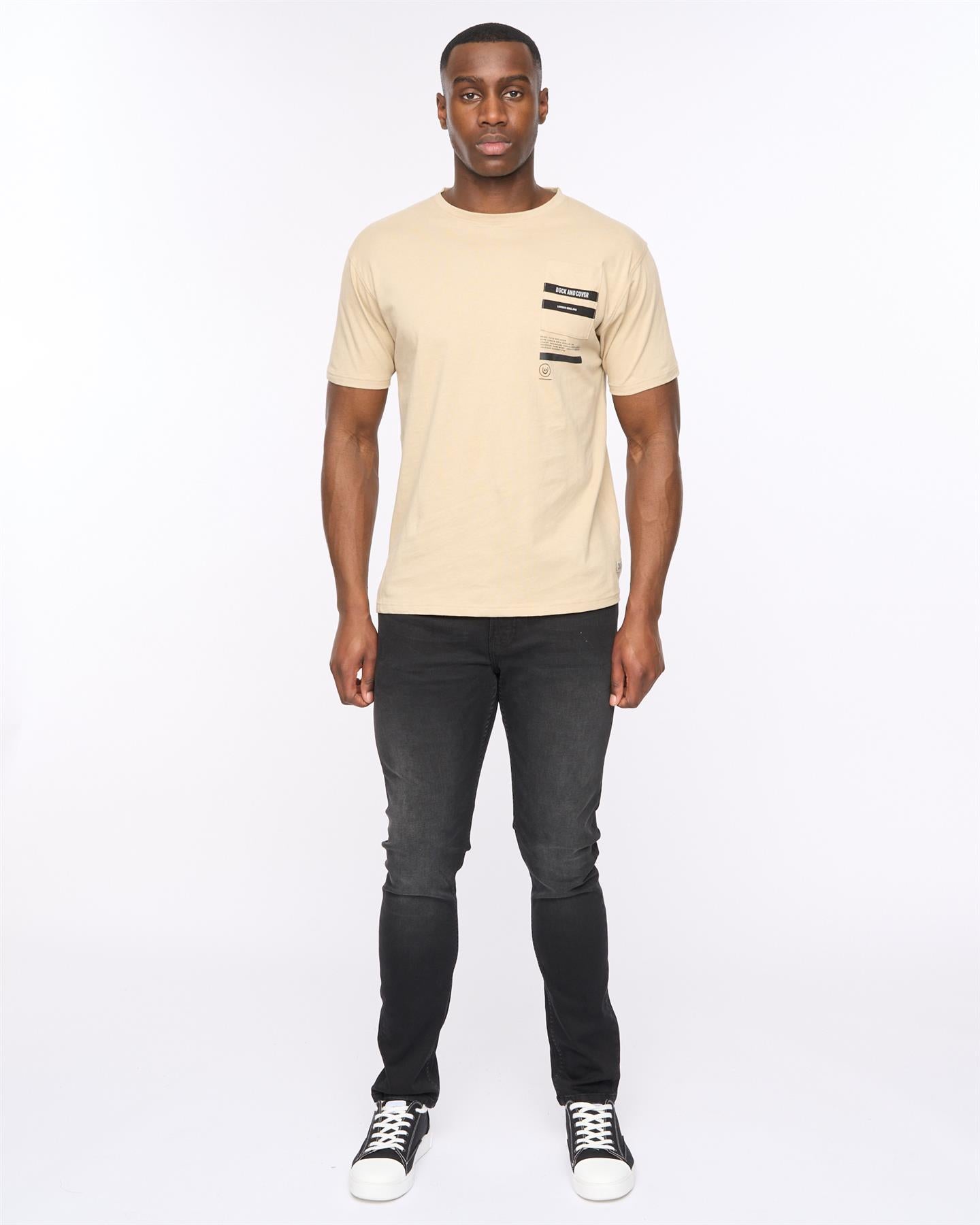 Mens Heningys T-Shirt Greige