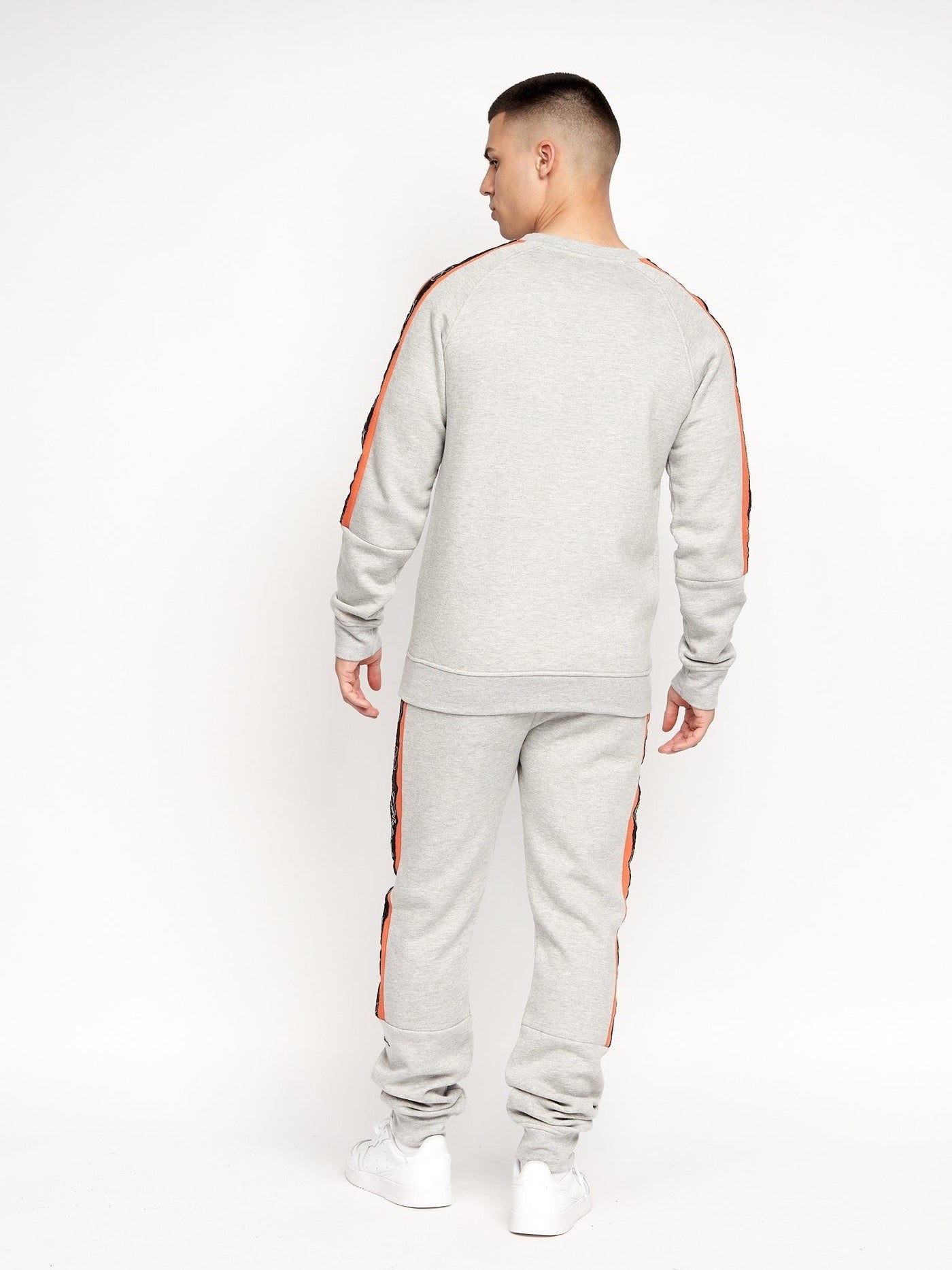 Mens Grassmeere Crew Sweat Grey Marl