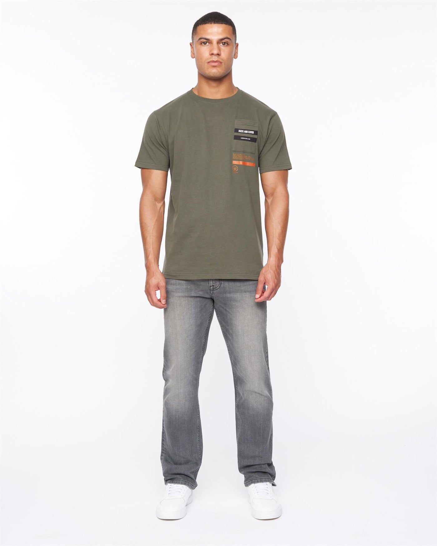 Mens Heningys T-Shirt Dark Olive