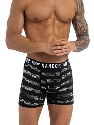 Men's Camobee Boxers 5pk Grey Camo