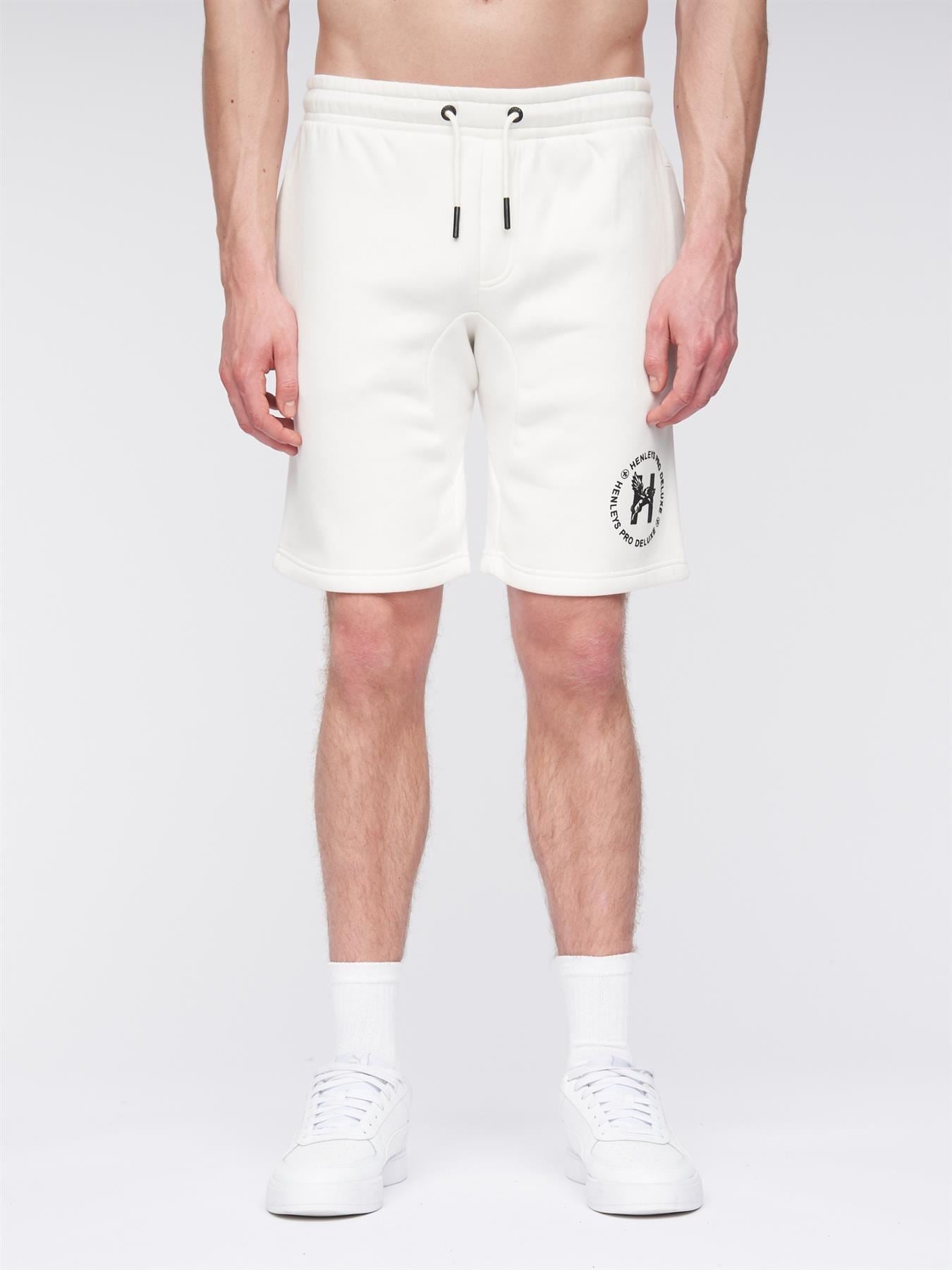 Mens Metafone Jog Shorts Off White