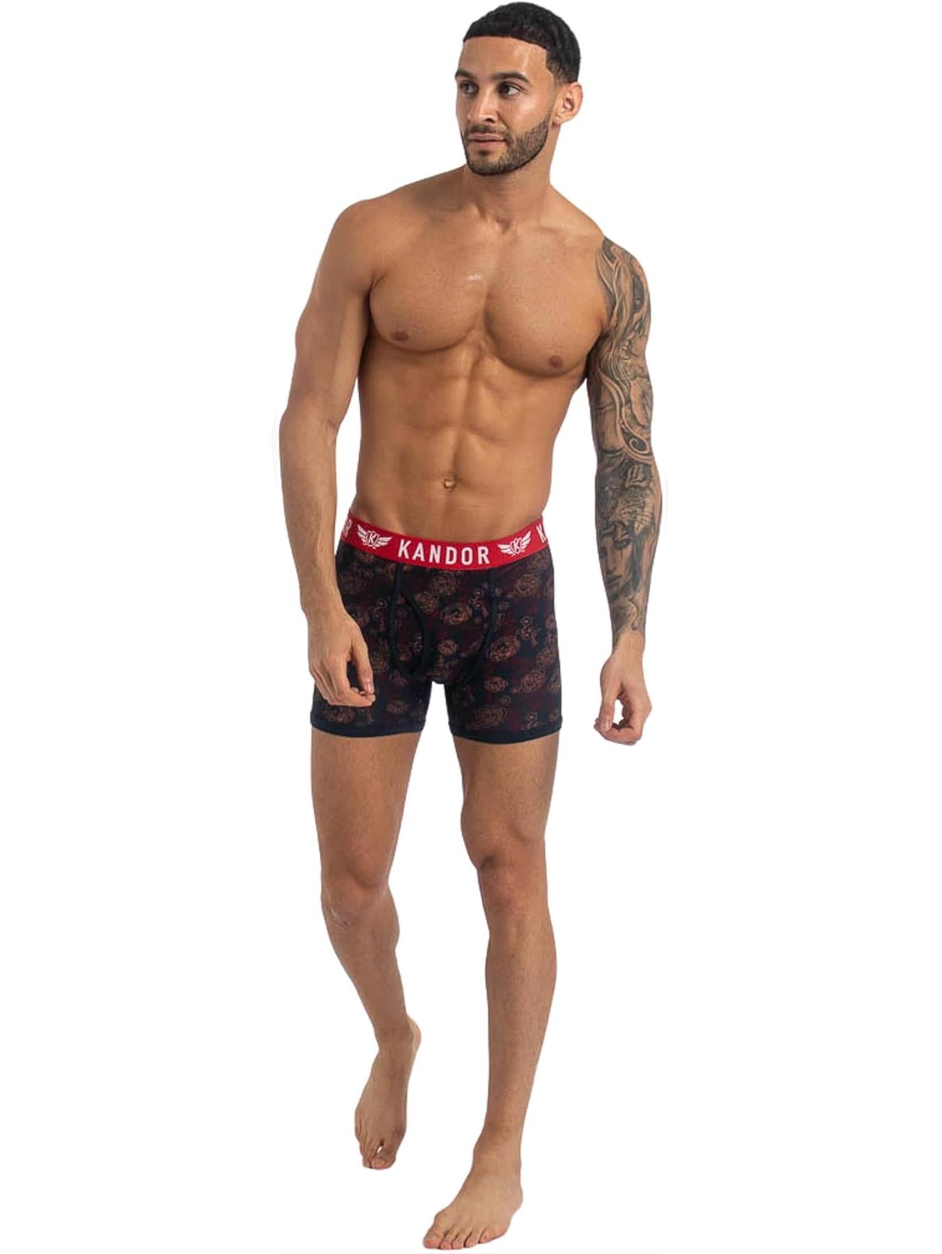 Men's Florid Boxers 7pk Red