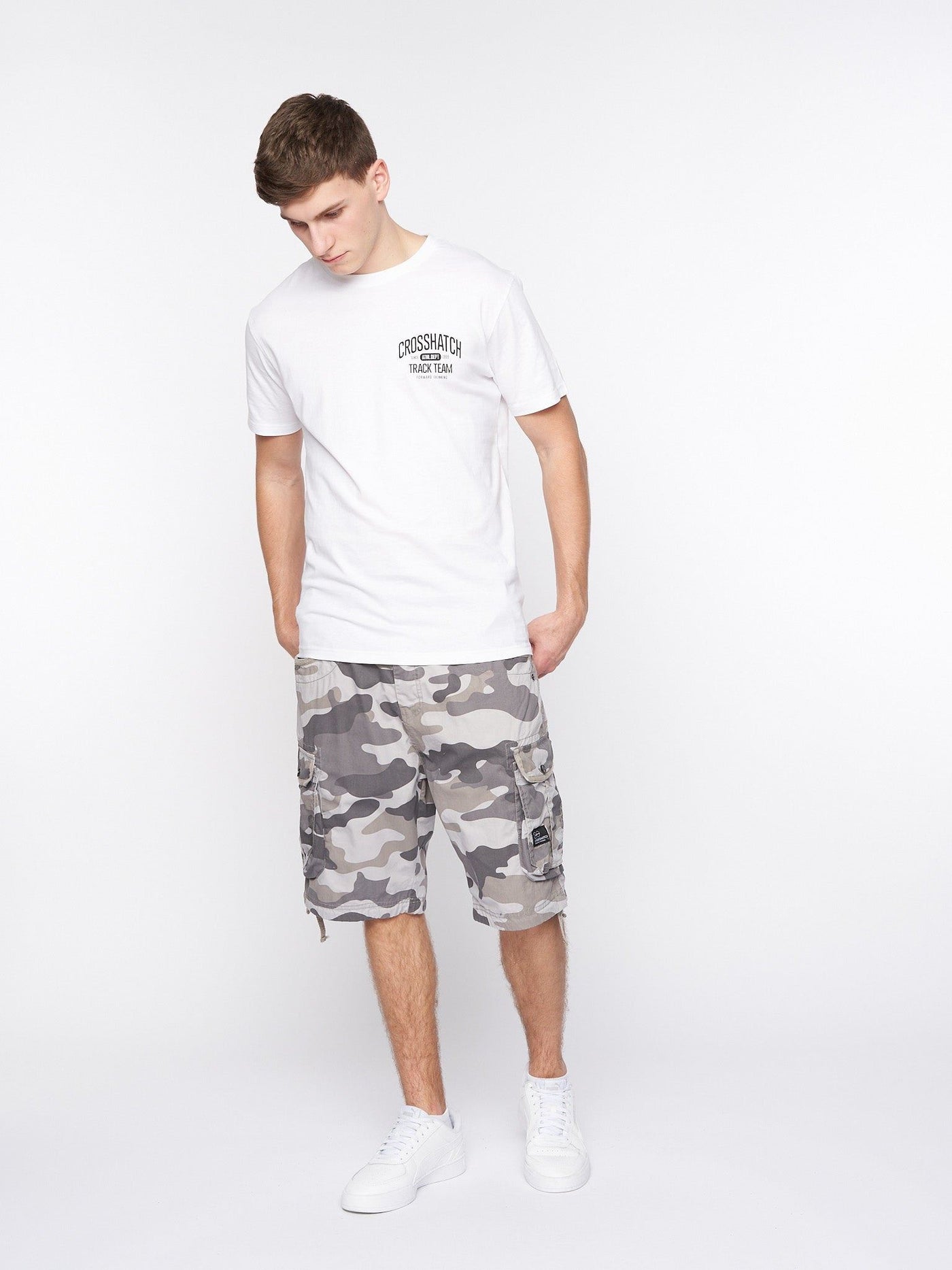 Jimster Shorts Charcoal Camo